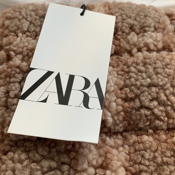 🤎 BNWT Zara faux fur crossbody bag - Picture 5 of 5
